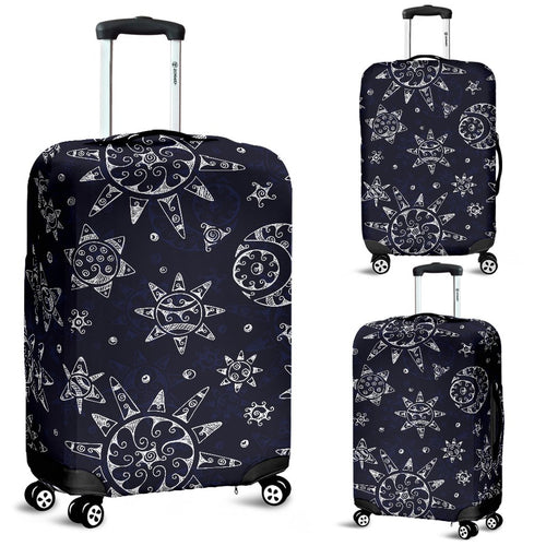 Sun Moon Pattern Luggage Cover Protector