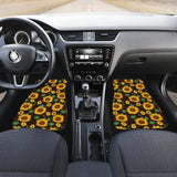 Sunflower Pattern Print Design SF01 Car Floor Mats