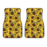 Sunflower Pattern Print Design SF04 Car Floor Mats