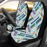 Synthesizer Pattern Print Design Car Seat Covers Set 2 Pc, Car Accessories Car Mats Covers Synthesizer Pattern Print Design Car Seat Covers Set 2 Pc, Car Accessories Car Mats Covers - Vegamart.com