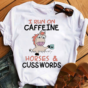 Horse And Cusswords T-Shirt Custom T Shirts Printing Horse And Cusswords T-Shirt Custom T Shirts Printing - Vegamart.com