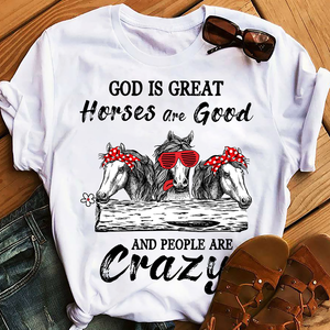Horses Are Good T-Shirt Custom T Shirts Printing Horses Are Good T-Shirt Custom T Shirts Printing - Vegamart.com
