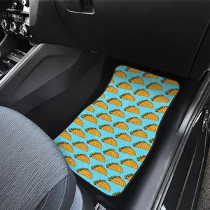 Taco Pattern Print Design TC03 Car Floor Mats