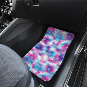 Tie Dye Blue Pink Car Floor Mats