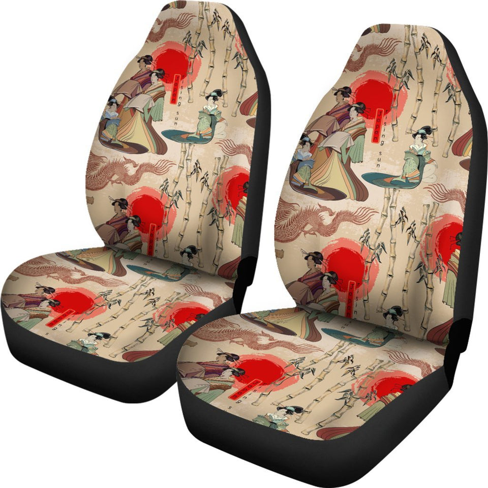 Tokyo Japanese Pattern Print Seat Cover Car Seat Covers Set 2 Pc, Car Accessories Car Mats Tokyo Japanese Pattern Print Seat Cover Car Seat Covers Set 2 Pc, Car Accessories Car Mats - Vegamart.com