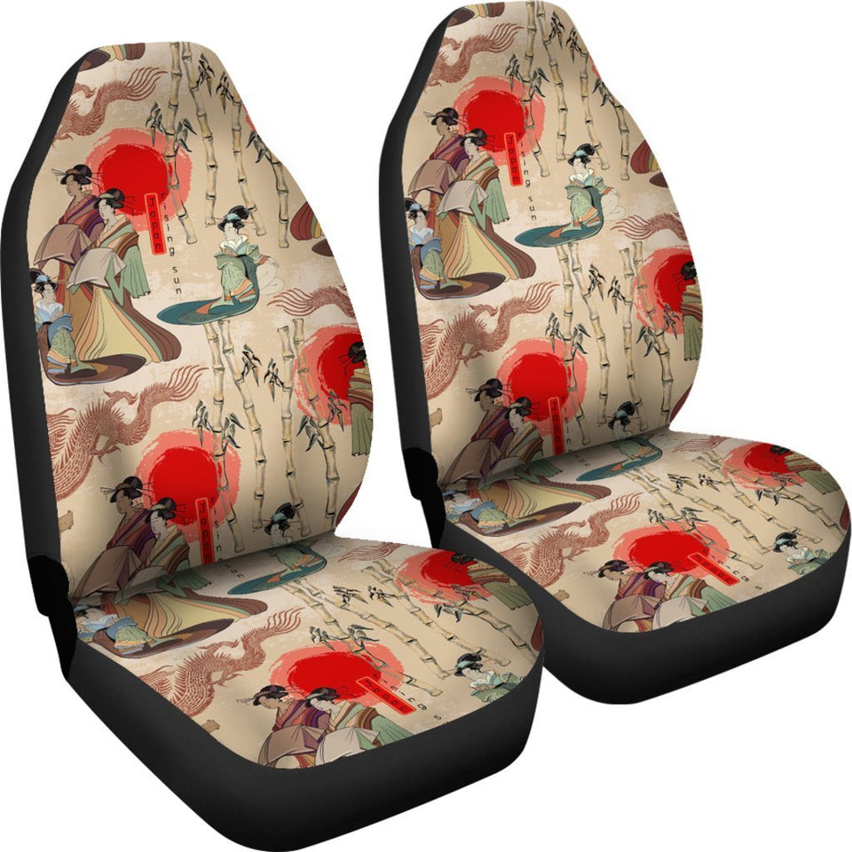 Tokyo Japanese Pattern Print Seat Cover Car Seat Covers Set 2 Pc, Car Accessories Car Mats Tokyo Japanese Pattern Print Seat Cover Car Seat Covers Set 2 Pc, Car Accessories Car Mats - Vegamart.com