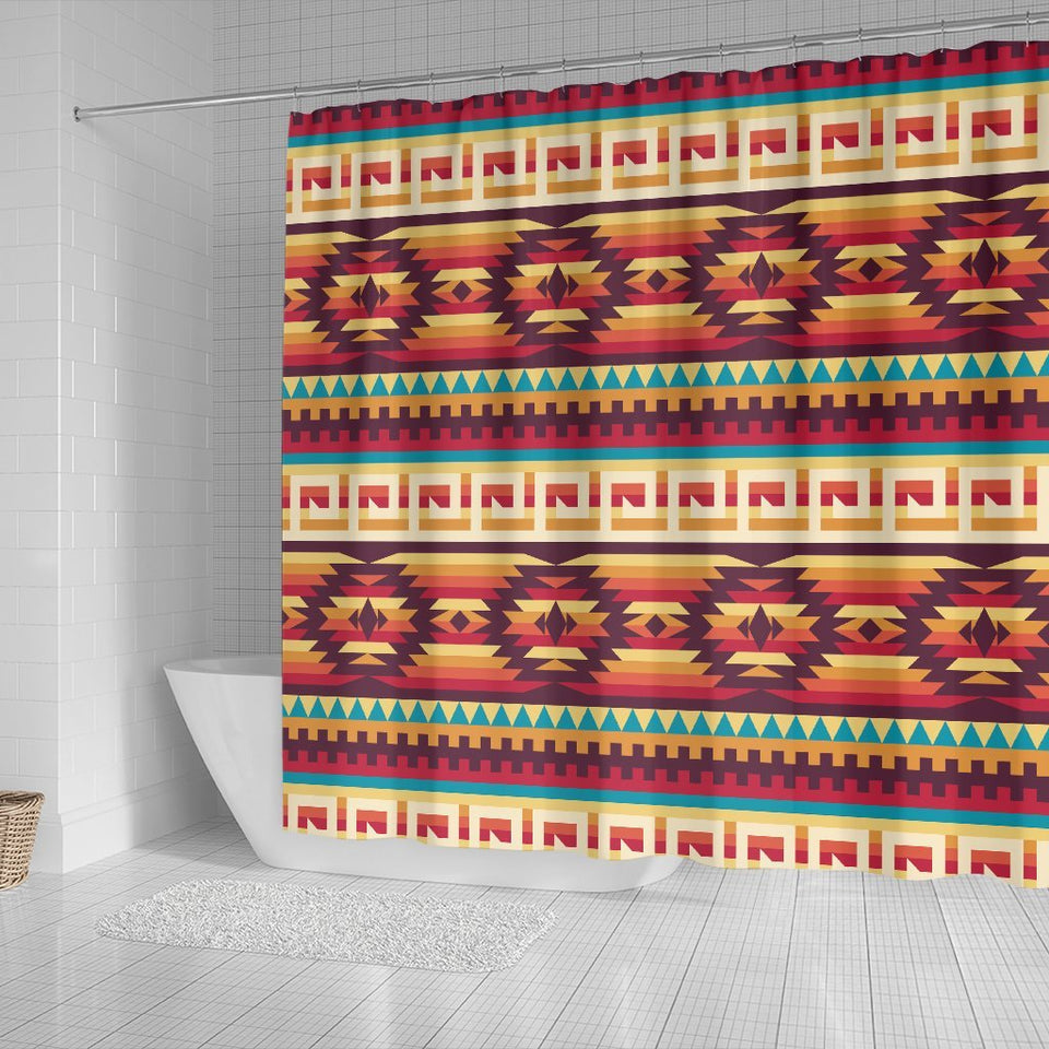 Tribal Aztec Vintage Shower Curtain