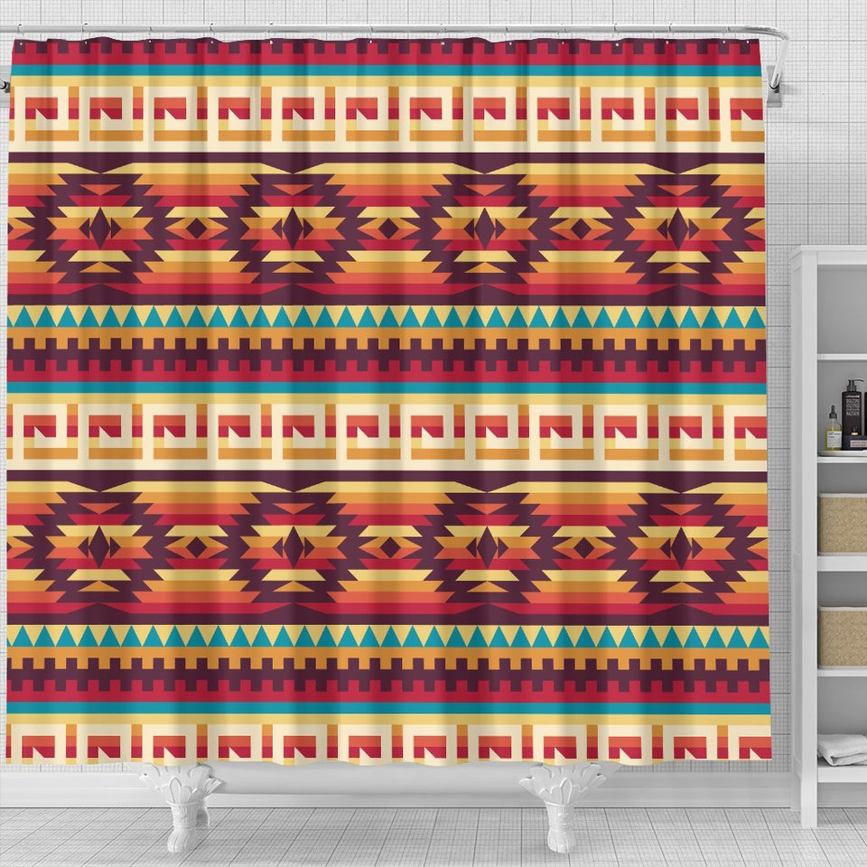 Tribal Aztec Vintage Shower Curtain