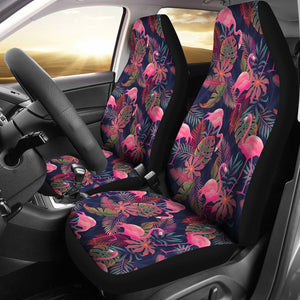 Tropical Flamingo Palm Leaves Hawaiian Floral Pattern Print Seat Cover Car Seat Covers Set 2 Pc, Car Accessories Car Mats Tropical Flamingo Palm Leaves Hawaiian Floral Pattern Print Seat Cover Car Seat Covers Set 2 Pc, Car Accessories Car Mats - Vegamart.com