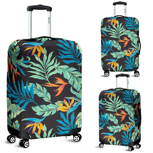 Tropical Palm Leaves Hawaiian Flower Luggage Cover Protector