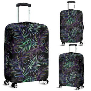 Tropical Palm Leaves Pattern Brightness Luggage Cover Protector