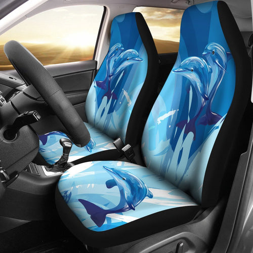 Two Dolphin Car Seat Covers Set 2 Pc, Car Accessories Car Mats Covers Two Dolphin Car Seat Covers Set 2 Pc, Car Accessories Car Mats Covers - Vegamart.com