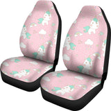 Unicorn Pink Pattern Print Seat Cover Car Seat Covers Set 2 Pc, Car Accessories Car Mats Unicorn Pink Pattern Print Seat Cover Car Seat Covers Set 2 Pc, Car Accessories Car Mats - Vegamart.com