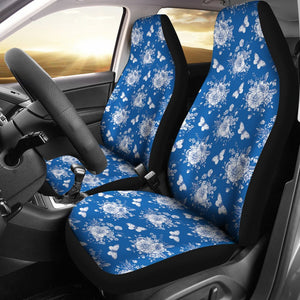 Victorian Blue Seat Cover Car Seat Covers Set 2 Pc, Car Accessories Car Mats Victorian Blue Seat Cover Car Seat Covers Set 2 Pc, Car Accessories Car Mats - Vegamart.com