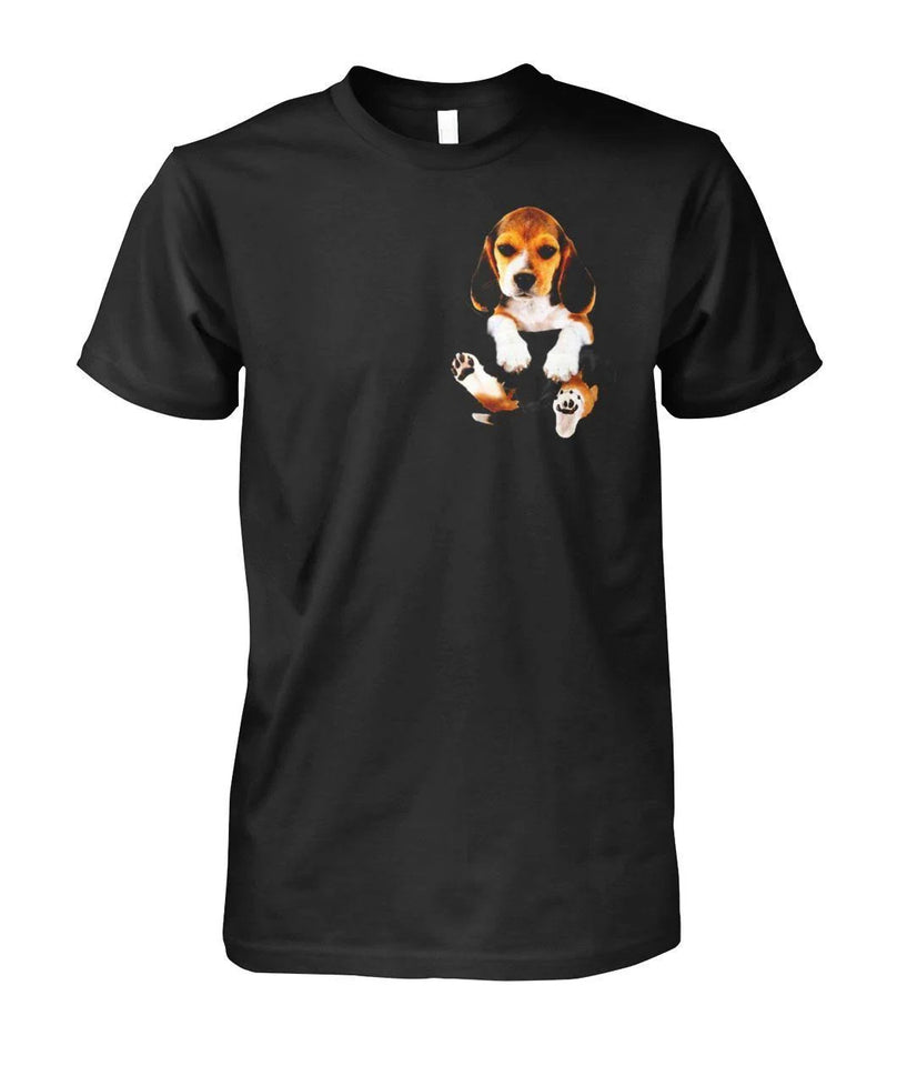 Beagle In Pocket T-Shirt Dog Lover, Cute, Gift T-Shirt Custom T Shirts Printing Beagle In Pocket T-Shirt Dog Lover, Cute, Gift T-Shirt Custom T Shirts Printing - Vegamart.com