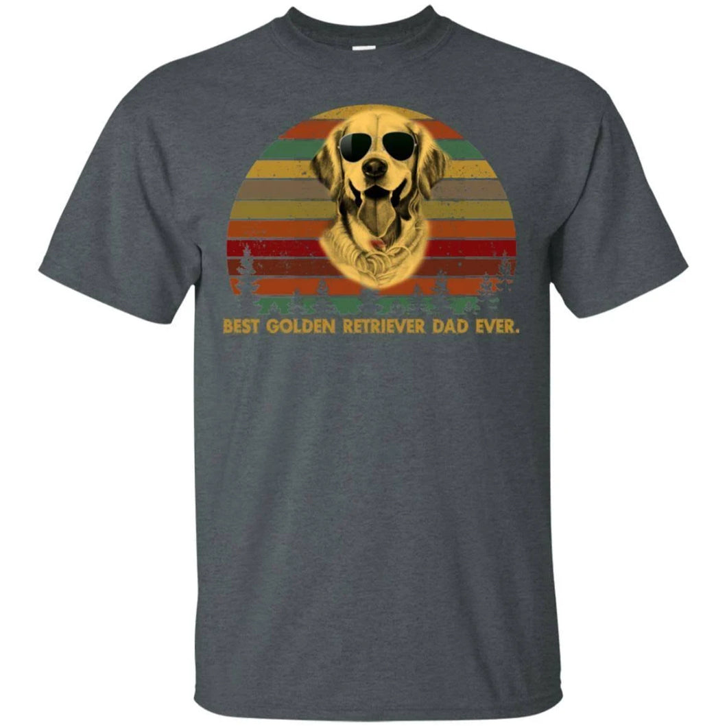 Best Golden Retriever Dad Ever T-Shirt Custom T Shirts Printing Best Golden Retriever Dad Ever T-Shirt Custom T Shirts Printing - Vegamart.com