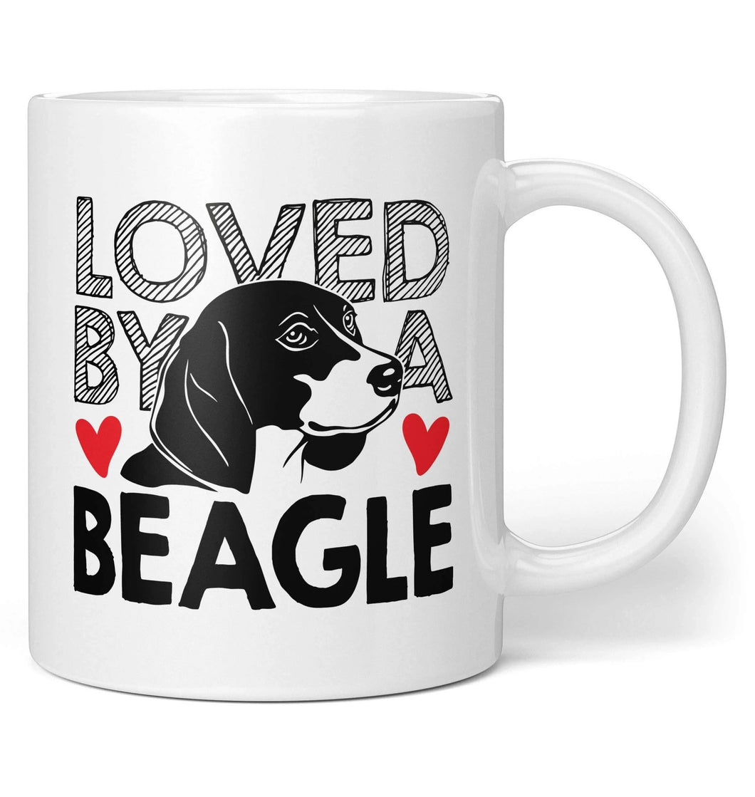 Loved By A Beagle - Coffee Mug Mug Loved By A Beagle - Coffee Mug Mug - Vegamart.com
