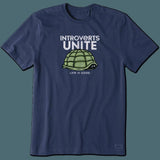 Life Is Good Men'S Introverts Unite Turtle Crusher Tee T-Shirt Custom T Shirts Printing Life Is Good Men'S Introverts Unite Turtle Crusher Tee T-Shirt Custom T Shirts Printing - Vegamart.com