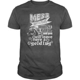 Mess With This Horse Girl And You Will Leave Here A Gelding - T-Shirt Custom T Shirts Printing T-Shirt Custom T Shirts Printing Mess With This Horse Girl And You Will Leave Here A Gelding - T-Shirt Custom T Shirts Printing T-Shirt Custom T Shirts Printing - Vegamart.com
