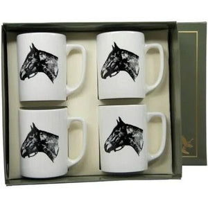 Horse Porcelain Coffee Mug Set "Seabiscuit" Mug Horse Porcelain Coffee Mug Set "Seabiscuit" Mug - Vegamart.com