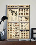 Horse Knowledge Black/White Satin Portrait Poster Without Frame 12X18 Vertical Poster Horse Knowledge Black/White Satin Portrait Poster Without Frame 12X18 Vertical Poster - Vegamart.com