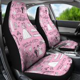 Wedding Pink Pattern Print Seat Cover Car Seat Covers Set 2 Pc, Car Accessories Car Mats Wedding Pink Pattern Print Seat Cover Car Seat Covers Set 2 Pc, Car Accessories Car Mats - Vegamart.com