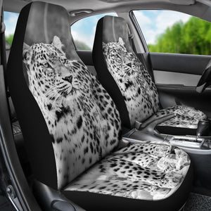 White Leopard Car Seat Covers Set 2 Pc, Car Accessories Car Mats Covers White Leopard Car Seat Covers Set 2 Pc, Car Accessories Car Mats Covers - Vegamart.com