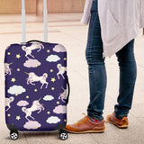 White Unicorn Star Luggage Cover Protector