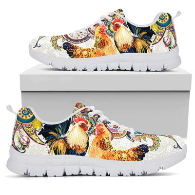 Chicken Color Pattern Sneakers Shoes For Women, Shoes For Men Sneaker Custom Shoes Chicken Color Pattern Sneakers Shoes For Women, Shoes For Men Sneaker Custom Shoes - Vegamart.com