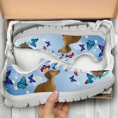 Dachshunds Butterfly Sneakers Shoes For Women, Shoes For Men Sneaker Custom Shoes Dachshunds Butterfly Sneakers Shoes For Women, Shoes For Men Sneaker Custom Shoes - Vegamart.com
