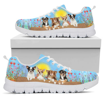 Chihuahua In Spring Time Petal Sneakers Shoes For Women, Shoes For Men Sneaker Custom Shoes Chihuahua In Spring Time Petal Sneakers Shoes For Women, Shoes For Men Sneaker Custom Shoes - Vegamart.com