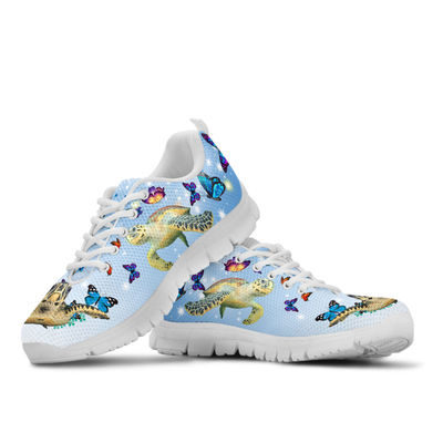 Turtles Butterfly Sneakers Shoes For Women, Shoes For Men Sneaker Custom Shoes Turtles Butterfly Sneakers Shoes For Women, Shoes For Men Sneaker Custom Shoes - Vegamart.com