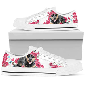 Heeler Flower And Butterfly Low Top Shoes For Women, Shoes For Men Custom Shoes Heeler Flower And Butterfly Low Top Shoes For Women, Shoes For Men Custom Shoes - Vegamart.com