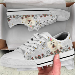 Bichon Frise Awesome Low Top Shoes For Women, Shoes For Men Custom Shoes Bichon Frise Awesome Low Top Shoes For Women, Shoes For Men Custom Shoes - Vegamart.com
