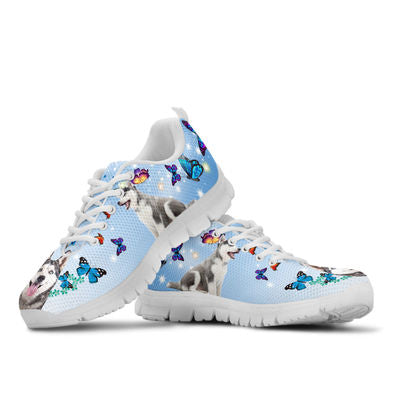 Siberian Husky Butterfly Sneakers Shoes For Women, Shoes For Men Sneaker Custom Shoes Siberian Husky Butterfly Sneakers Shoes For Women, Shoes For Men Sneaker Custom Shoes - Vegamart.com