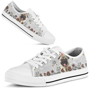 Pug Awesome Low Top Shoes For Women, Shoes For Men Custom Shoes Pug Awesome Low Top Shoes For Women, Shoes For Men Custom Shoes - Vegamart.com