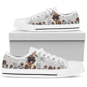 Pug Awesome Low Top Shoes For Women, Shoes For Men Custom Shoes Pug Awesome Low Top Shoes For Women, Shoes For Men Custom Shoes - Vegamart.com