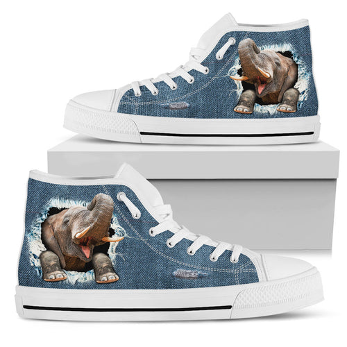 Elephant Jeans High Top Shoes For Women, Shoes For Men Custom Shoes Elephant Jeans High Top Shoes For Women, Shoes For Men Custom Shoes - Vegamart.com