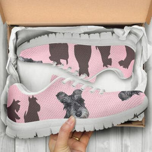 Scottish Terrier Pink Sneakers Shoes For Women, Shoes For Men Sneaker Custom Shoes Scottish Terrier Pink Sneakers Shoes For Women, Shoes For Men Sneaker Custom Shoes - Vegamart.com