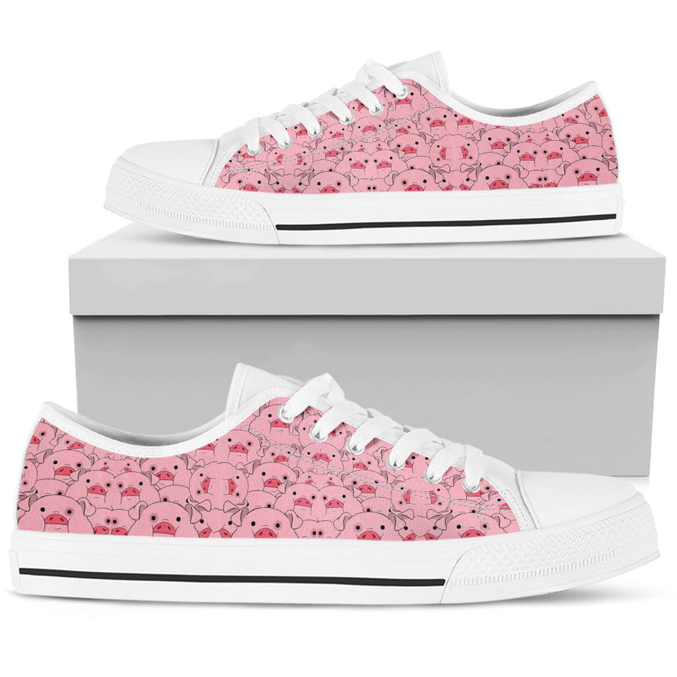 Pig Funny Low Top Shoes For Women, Shoes For Men Custom Shoes Pig Funny Low Top Shoes For Women, Shoes For Men Custom Shoes - Vegamart.com