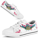 Turtle Flower And Butterfly Low Top Shoes For Women, Shoes For Men Custom Shoes Turtle Flower And Butterfly Low Top Shoes For Women, Shoes For Men Custom Shoes - Vegamart.com