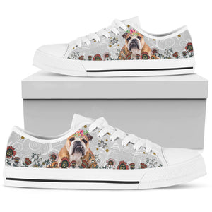 Bulldog Awesome Low Top Shoes For Women, Shoes For Men Custom Shoes Bulldog Awesome Low Top Shoes For Women, Shoes For Men Custom Shoes - Vegamart.com