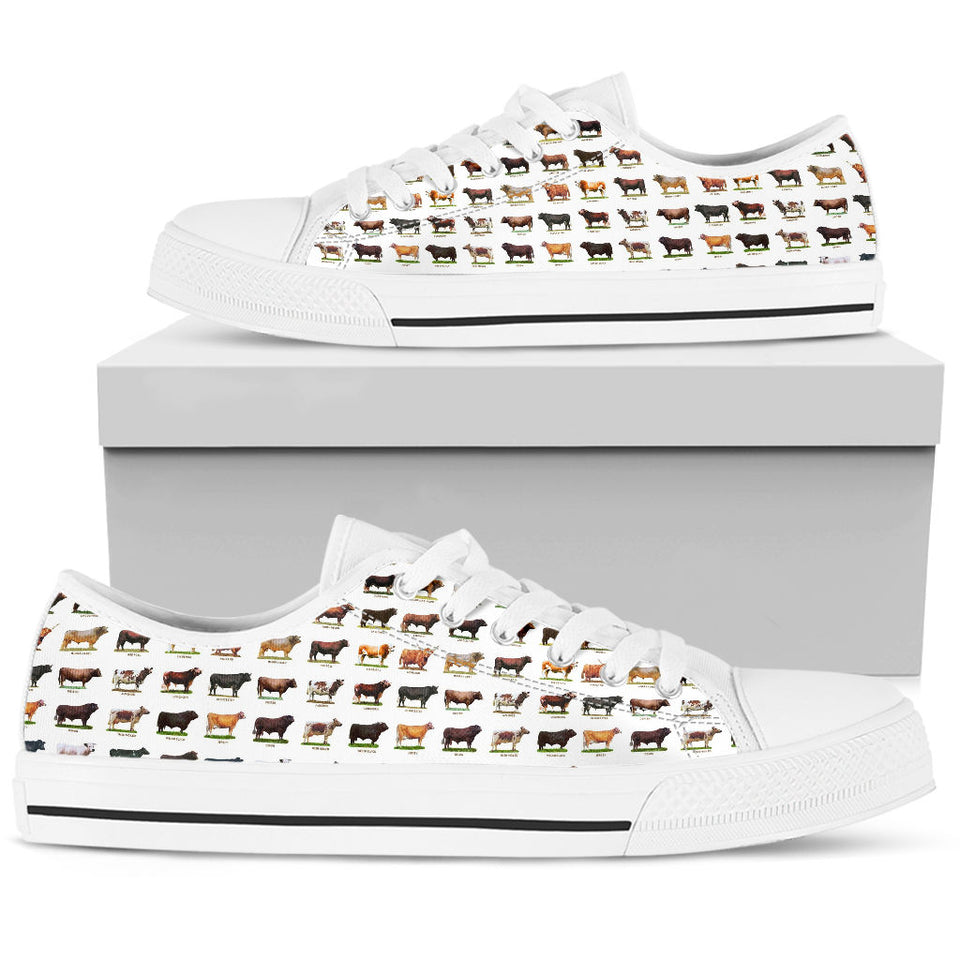 Cows Cute Low Top Shoes For Women, Shoes For Men Custom Shoes Cows Cute Low Top Shoes For Women, Shoes For Men Custom Shoes - Vegamart.com