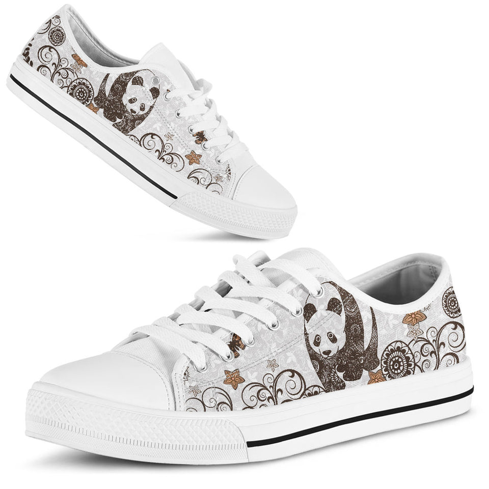 Panda Lovely Low Top Shoes For Women, Shoes For Men Custom Shoes Panda Lovely Low Top Shoes For Women, Shoes For Men Custom Shoes - Vegamart.com