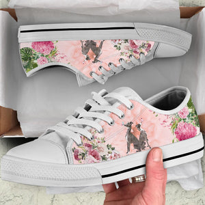 Greyhound Flower Low Top Shoes For Women, Shoes For Men Custom Shoes Greyhound Flower Low Top Shoes For Women, Shoes For Men Custom Shoes - Vegamart.com