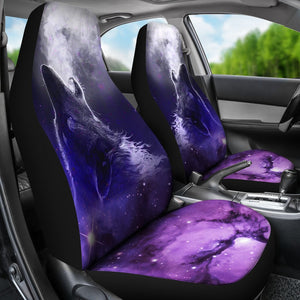 Wolf Seat Cover Car Seat Covers Set 2 Pc, Car Accessories Car Mats - Purple-Sky Wolf Seat Cover Car Seat Covers Set 2 Pc, Car Accessories Car Mats - Purple-Sky - Vegamart.com