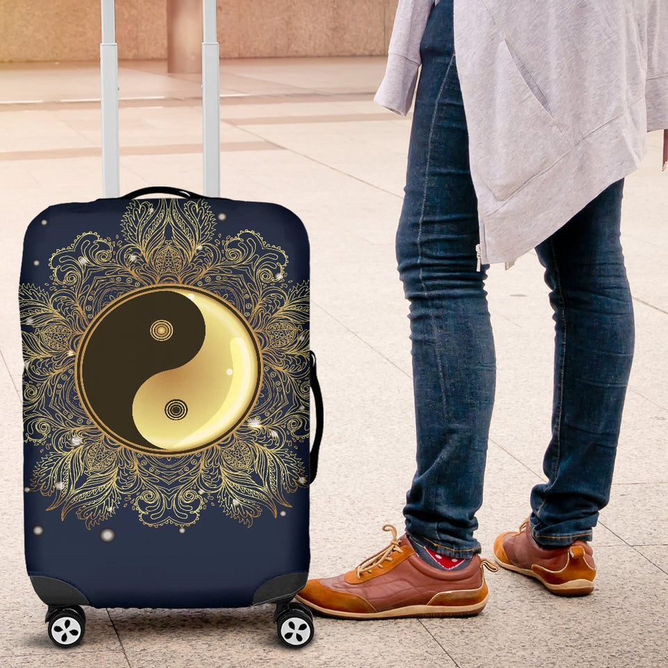 Yin Yang Mandala Luggage Cover Protector