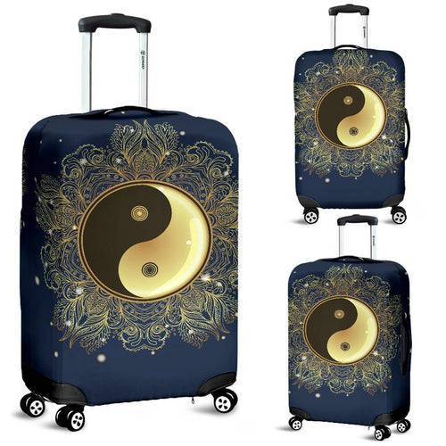 Yin Yang Mandala Luggage Cover Protector
