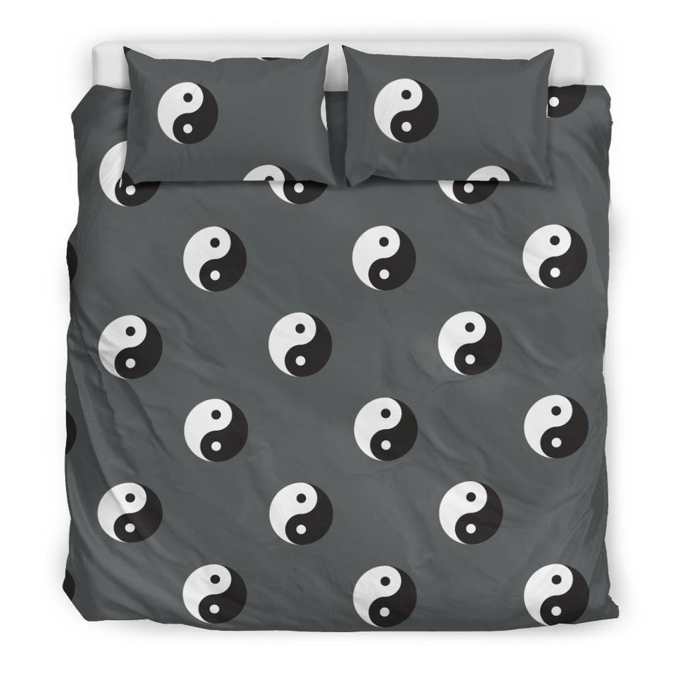 Yin Yang Pattern Print Duvet Cover Bedding Set