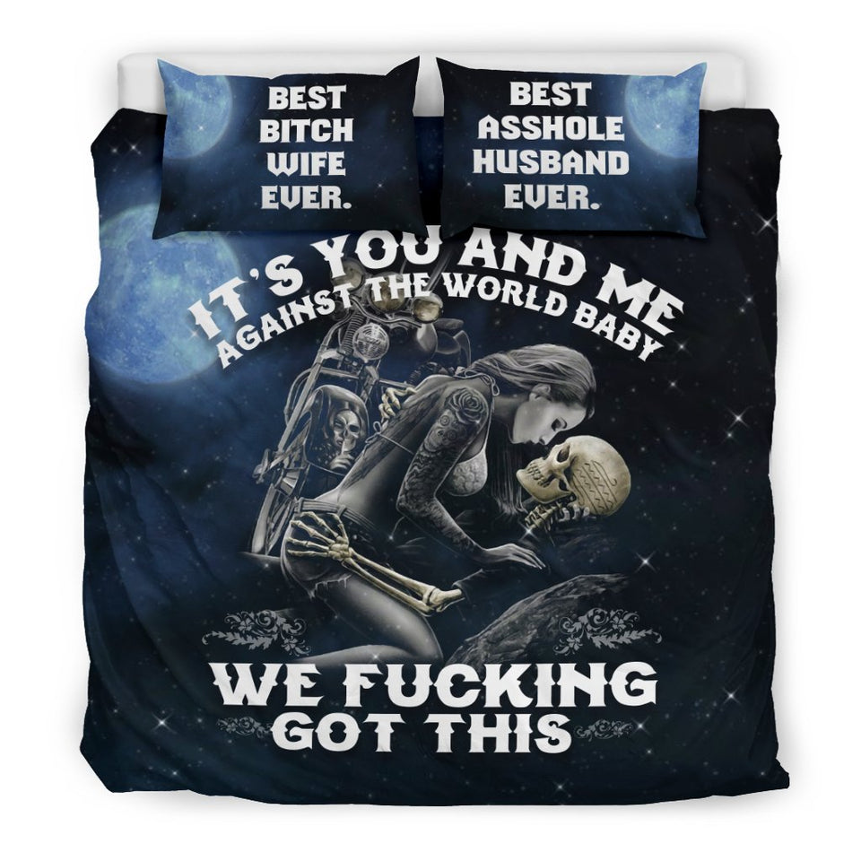 You and me against the world... Pillow & Duvet Covers Bedding Set